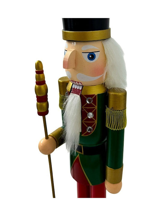 Velve Nutcracker de Crăciun Lemn Verde