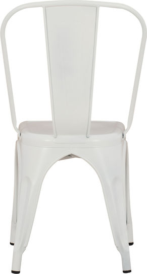 Melita-pro Scaune Sala de mese Matte White 1buc 44x47x84.5buc