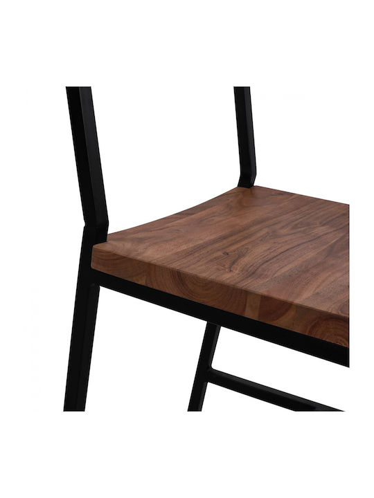 Dining Room Metallic Chair Beige 45.5x43.5x85.5cm
