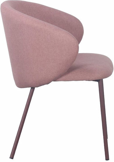 Kira Scaune Sala de mese Roz 1buc 56x56x56buc