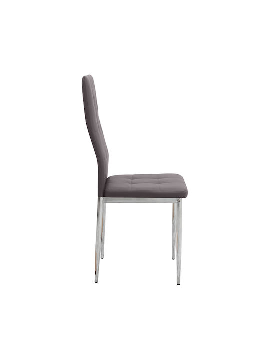 Rosa Scaune Sala de mese Maro 1buc 41x48x98buc