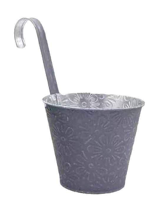 HOMie Hanging Planter Metal Purple 16x16x14cm.