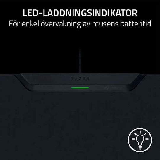 Razer HyperFlux V2 Drahtloses Ladestations-System Mauspad Für Spielen Mittlere Größe (360mm) RZ81-04930100-B3M1