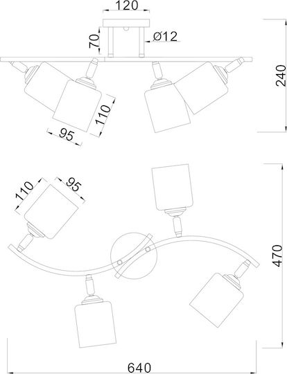Agora Lighting Ceiling Light