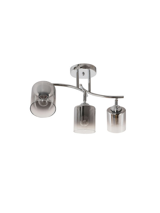Agora Lighting Plafonieră de Tavan 69buc Argintiu cu Soclu E27