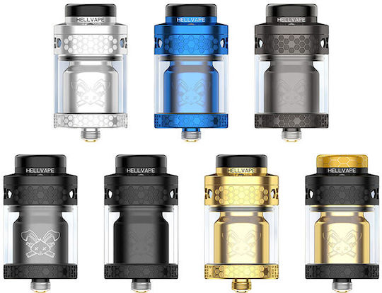 Hellvape Dead Rabbit Ατμοποιητής Ηλεκτρονικού Τσιγάρου RTA 5.5ml 26mm Χρυσό