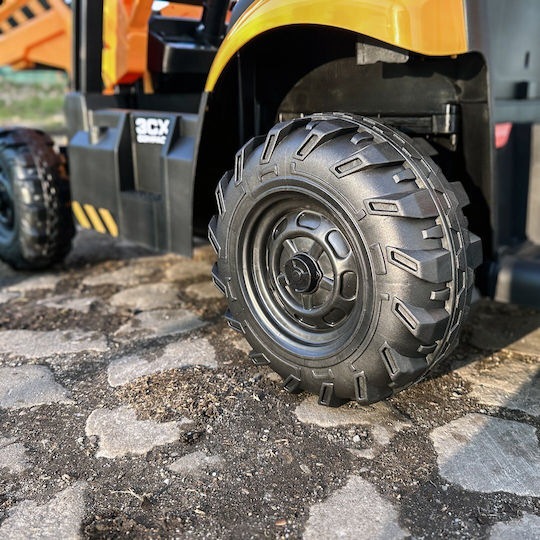 Παιδικό Τρακτέρ JCB Ηλεκτροκίνητο 12 Volt Κίτρινο για 3+ Ετών