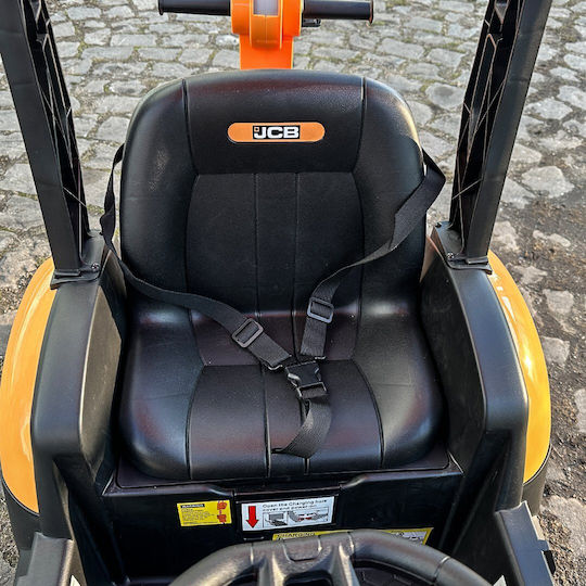 Παιδικό Τρακτέρ JCB Ηλεκτροκίνητο 12 Volt Κίτρινο για 3+ Ετών