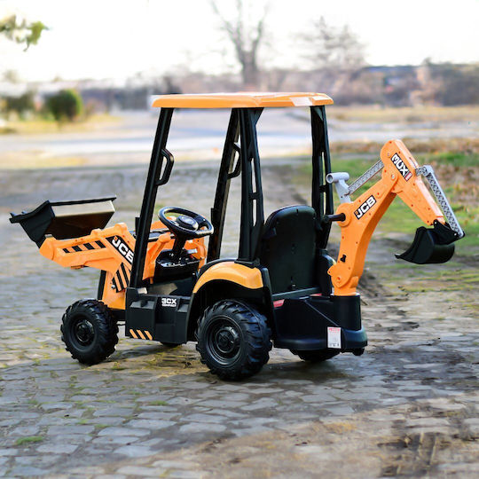 Παιδικό Τρακτέρ JCB Ηλεκτροκίνητο 12 Volt Κίτρινο για 3+ Ετών