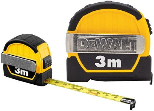 DEWALT Μετροταινία με Αυτόματη Επαναφορά 3m