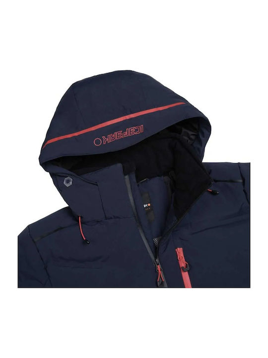 Icepeak 856132550-390 Ανδρικό Μπουφάν για Σκι & Snowboard Μπλε