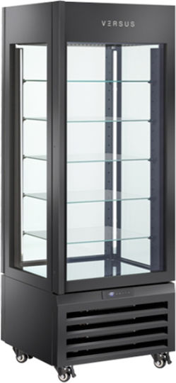 Cool Head Kühlvitrine Standgerät mit 5 Ebenen mit Kapazität 440Es 70x65x190cm