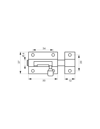 Șurub Inox 50 Mm Thirard 00109032