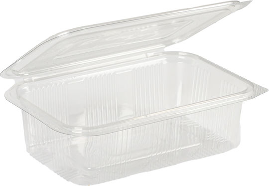 THalassinos Recipient de plastic de unică folosință PET cu Capac Integrat și Capacitate 750ml Transparent 100buc