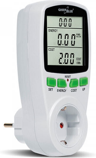 Green Blue Electrical Meter Socket 3.6kW