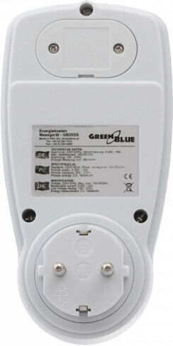 Green Blue Electrical Meter Socket 3.6kW