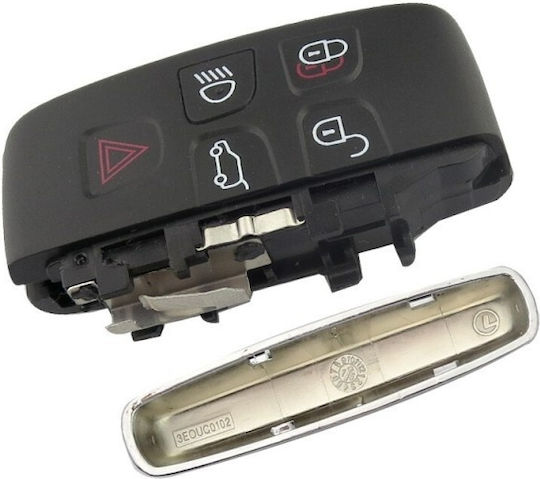 Techstar Car Key Case Compatible Land Rover Range Rover Discovery 5 Buttons