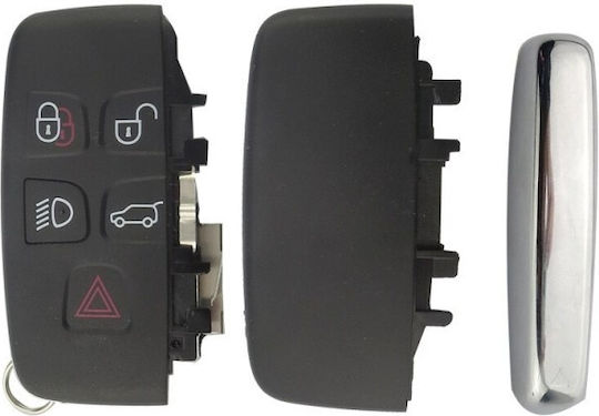 Techstar Car Key Case Compatible Land Rover Range Rover Discovery 5 Buttons