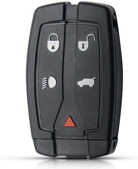 Techstar Car Key Case Compatible Land Rover Freelander 5 Buttons Blade