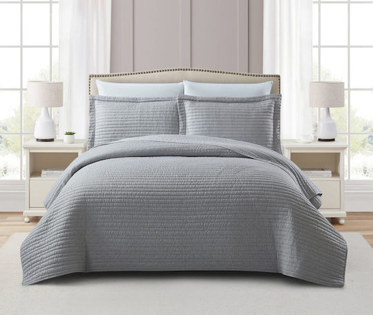 Liolios Home Κουβερλί Ημίδιπλο Lt Grey 180x240cm Liolios Home Κουβερλί Ημίδιπλο Lt Grey 180x240cm