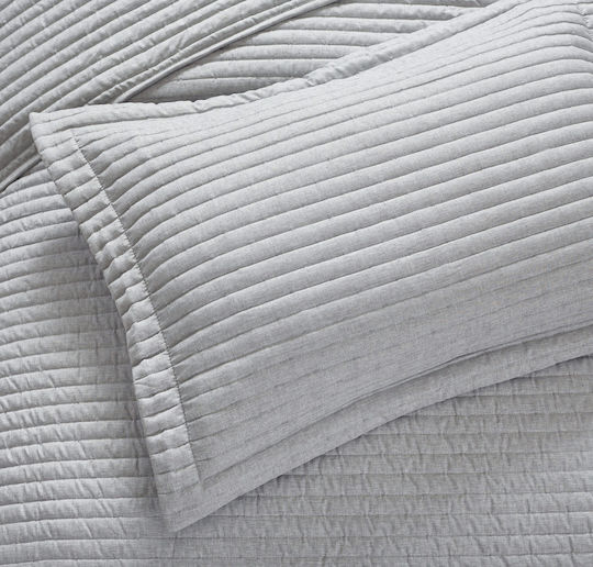 Liolios Home Tagesdecke Anderthalbbetten Lt Grey 180x240cm