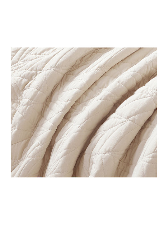 Liolios Home Fiona Set Coverlet Queen Size Moonbeam 220x240cm