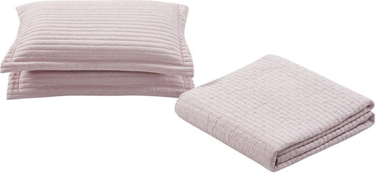 Liolios Home Tagesdecke Anderthalbbetten Dusty Rose 180x240cm