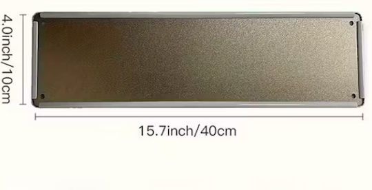Sign 40.64x10.16cm