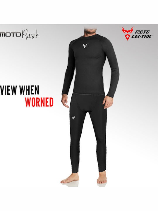 Herren Thermo Set Schwarz
