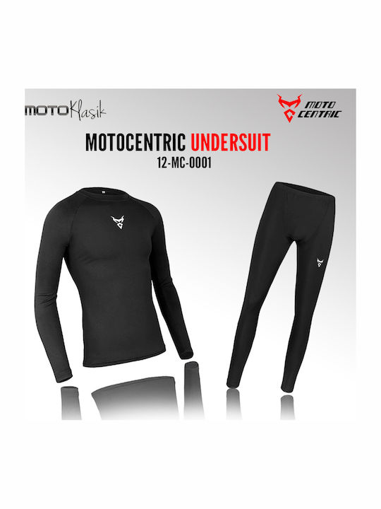 Herren Thermo Set Schwarz