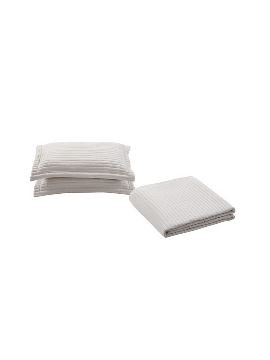 Liolios Home Сет Калъфки за Възглавници Бели 50x70см.