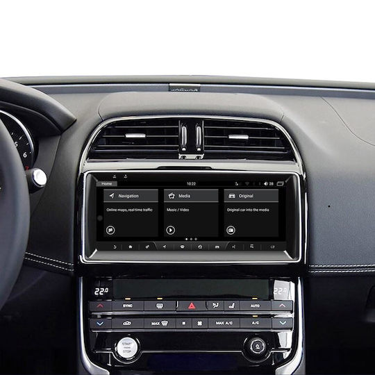 Bizzar Car Audio System for Jaguar F-Pace 2016-2019 (Bluetooth/USB/WiFi/GPS/Apple-Carplay/Android-Auto) with Touch Screen 10.25"