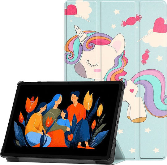 Techsuit Klappdeckel Mehrfarbie (Lenovo Idea Tab Plus 12,1)
