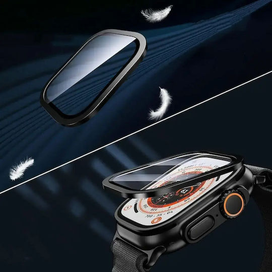 Tech-Protect Glass Ring Tempered Glass για το Apple Watch Ultra 49mm 2τμχ Cosmic Orange