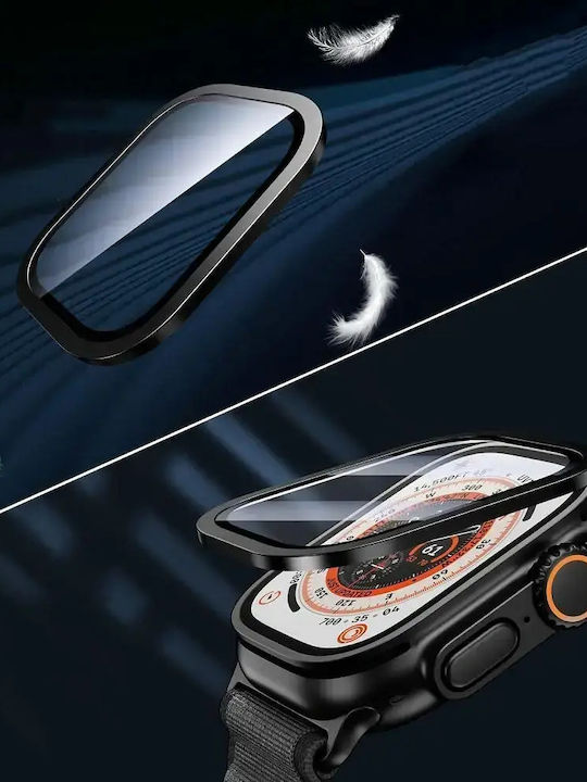 Tech-Protect Glass Ring Tempered Glass for the Apple Watch Ultra 49mm 2pcs Titanium