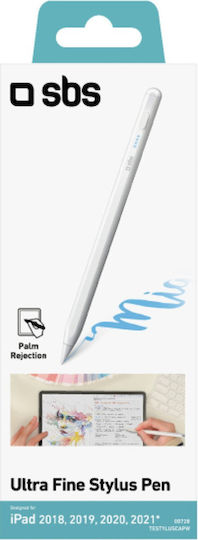 SBS Стилус Пен за iPad в Бял цвят TESTYLUSCAPW