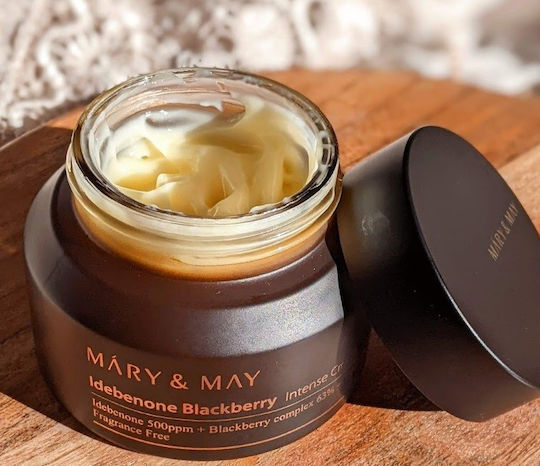 Mary & May Idebenone & Blackberry 48ωρη Ενυδατική & Αντιγηραντική Κρέμα Προσώπου με Νιασιναμίδη & Ceramides 70gr