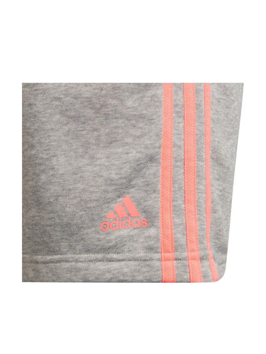 Kids' Athletic Shorts/Bermudas 3-Stripes Gray