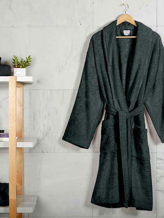Fieldcrest Ultra Soft Bademantel mit Kragen Tan 370gr/m²
