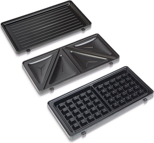 Bewello Sandwichmaker Grill 800W Schwarz BW1024