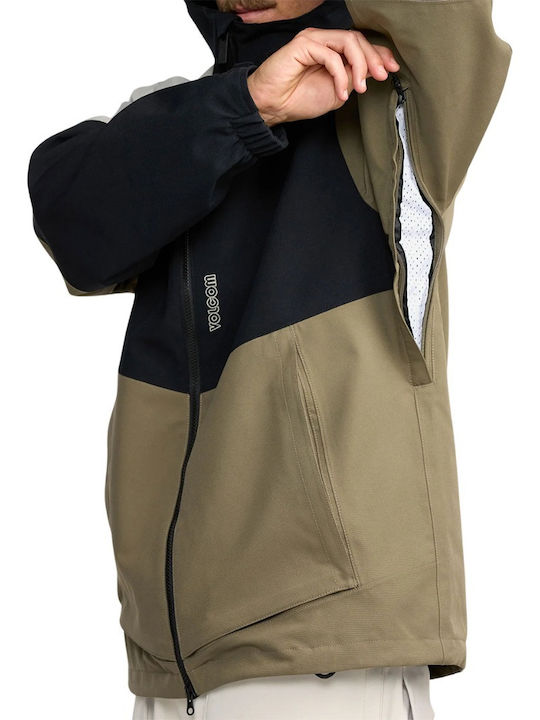 Volcom Brighton G0652608-MIL Männer Jacke aus für Ski & Snowboard Mehrfarbig