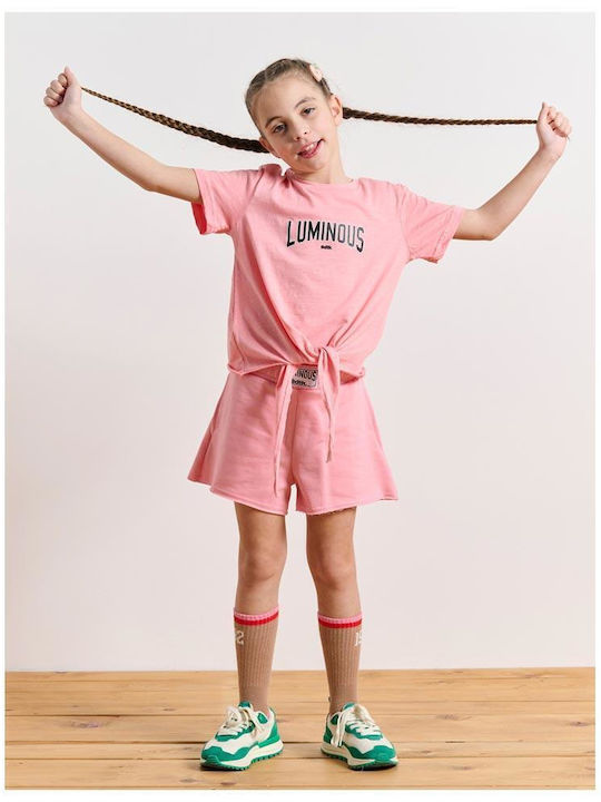 Αθλητικό Παιδικό Σορτς/Βερμούδα Luminous Minime Brik Φούξια