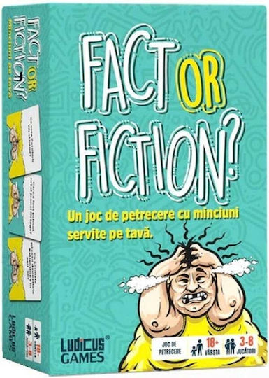 Joc de Societate Fact or Fiction pentru 3-8 Jucători 18+ Ani Ludicus Games