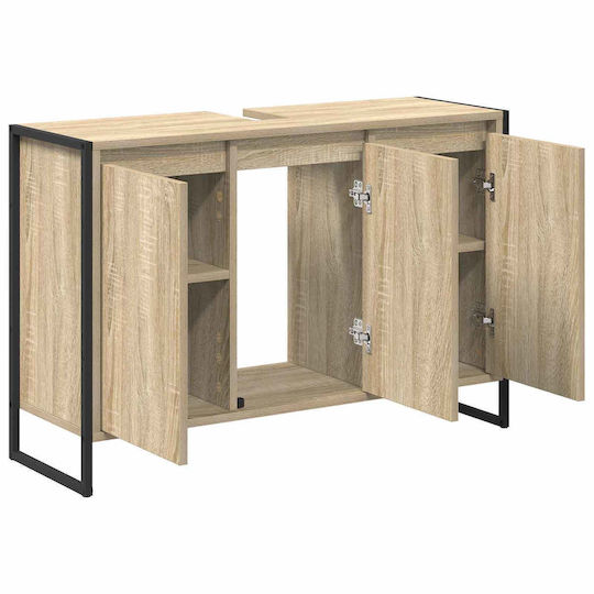 vidaXL Waschtisch ohne Waschbecken L90xB30xH60cm Sonoma