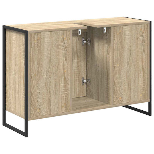 vidaXL Waschtisch ohne Waschbecken L90xB30xH60cm Sonoma