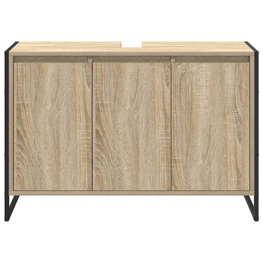 vidaXL Waschtisch ohne Waschbecken L90xB30xH60cm Sonoma