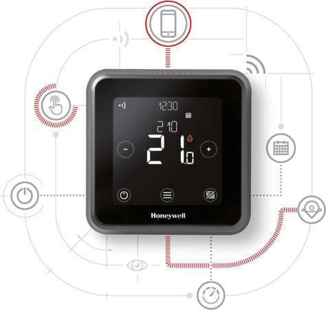 Honeywell Ψηφιακός Θερμοστάτης Χώρου Smart με Οθόνη Αφής και Wi-Fi