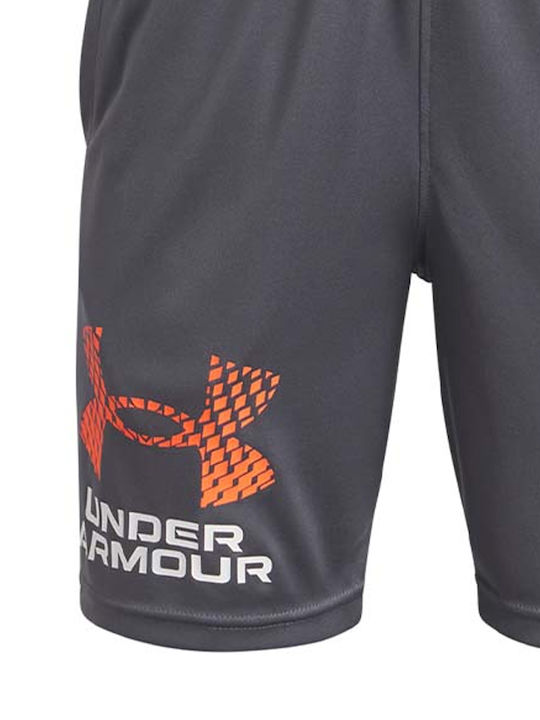 Kids' Athletic Shorts/Bermudas Tech Logo Gray