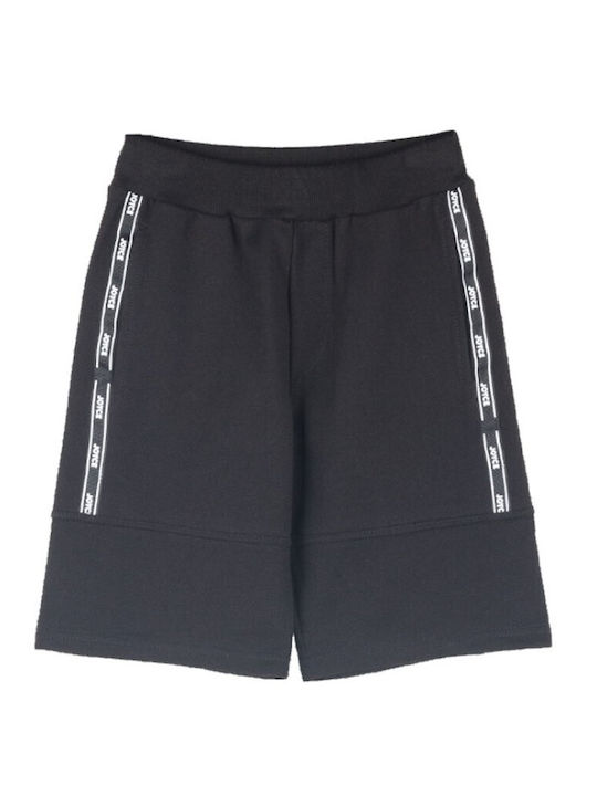 Kinder-Shorts/Bermudas Stoff Schwarz