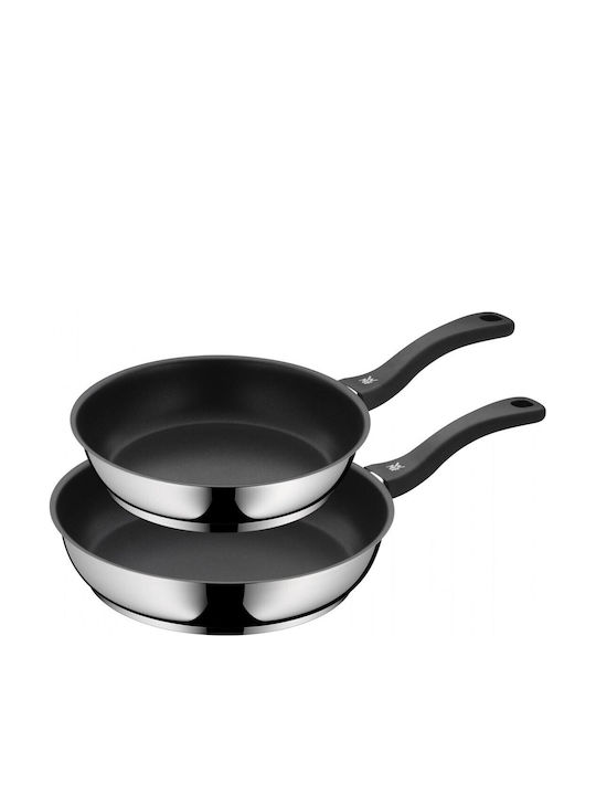 WMF Devil Stainless Steel Pans Set with Non-stick Interior Coating 2 Pieces